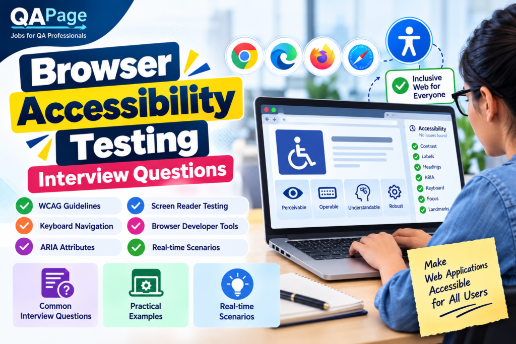 Browser Accessibility Testing Interview Questions